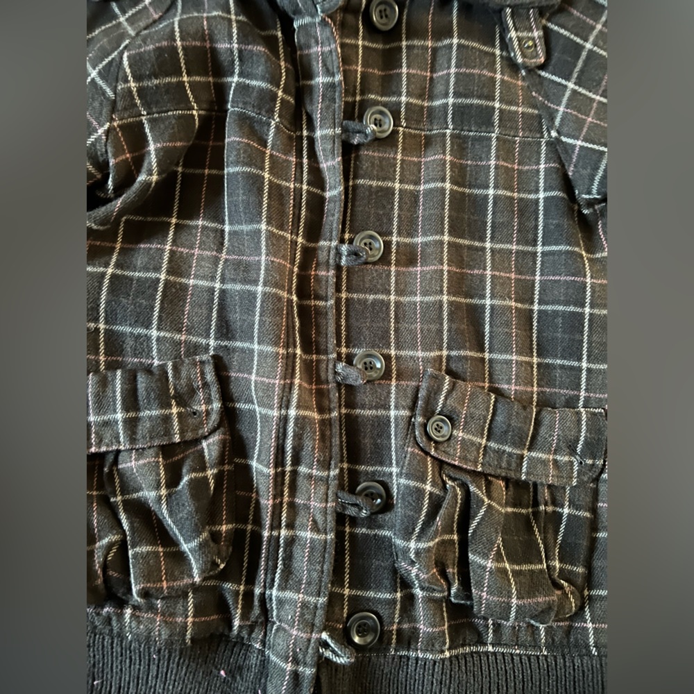 Brown Checkered Jacket - image 7